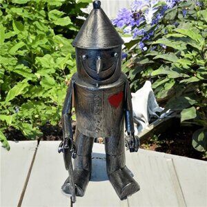 Tin Man Garden Decor Outdoor Statue Sculptures Metal Yard Art